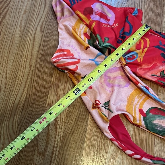 Anthropologie x Farm Rio Mixed Fruits Ocean One-Piece Swim Suit Size M NWT - Picture 7 of 15